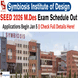 SEED 2026 M.Des Exam Schedule Out @sid.edu.in; Applications Begin January 5
